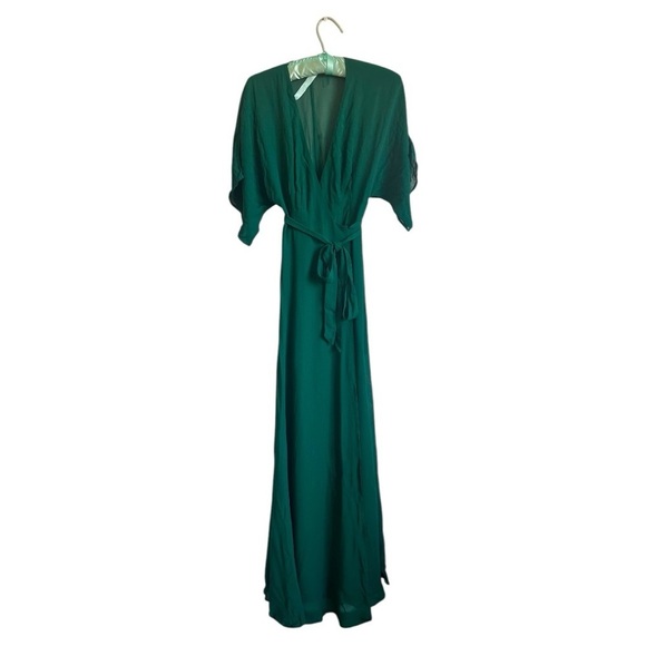 NWOT Reformation Winslow Dress in Evergreen - Picture 2 of 13